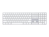 Apple Magic Keyboard with Numeric Keypad - tangentbord - QWERTY - internationell engelska - silver MQ052Z/A