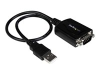 StarTech.com Professionell USB till seriell kabeladapter med 1 port och COM-retention - seriell adapter - USB - RS-232 ICUSB2321X