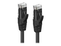 MicroConnect patch-kabel - 1 m - svart MC-UTP6A01S