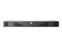 HPE IP Console G2 Switch with Virtual Media and CAC 2x1Ex16 - omkopplare för tangentbord/video/mus - 16 portar AF621A