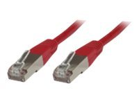 MicroConnect nätverkskabel - 1 m - röd B-FTP601R