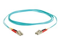 C2G LC-LC 10Gb 50/125 OM3 Duplex Multimode PVC Fiber Optic Cable (LSZH) - nätverkskabel - 5 m - havsblå 85552