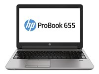 HP ProBook 655 G1 Notebook - 15.6" - AMD A4 4300M - 4 GB RAM - 128 GB SSD H5G83EA#ABY