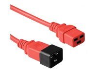 MicroConnect - strömkabel - IEC 60320 C20 till IEC 60320 C19 PE2019R09