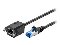 MicroConnect nätverksförlängningskabel - 1.5 m - svart SFTP6A015EXT