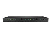 Lindy HDMI 2.0 18G Switch with Audio - video-/ljudomkopplare - 4 portar 38249