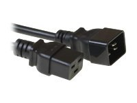 MicroConnect - förlängningskabel för ström - IEC 60320 C19 till IEC 60320 C20 - 5 m PE141550