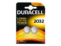 Duracell Electronics DL2032B2 batteri - 2 x DL2032 - Li DL2032B2