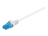 MicroConnect nätverkskabel - 50 m - vit UTP6A50W