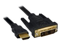 MicroConnect adapterkabel - HDMI / DVI - 10 m HDM1918110