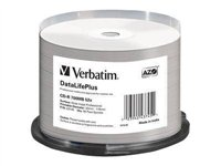 Verbatim DataLifePlus - CD-R x 50 - 700 MB - lagringsmedier 43745