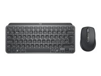 Logitech MX Keys Mini Combo for Business - sats med tangentbord och mus - QWERTY - nordiskt (danska/finska/norska/svenska) - grafit Inmatningsenhet 920-011059