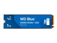 WD Blue SN580 WDS100T3B0E - SSD - 1 TB - PCIe 4.0 x4 (NVMe) WDS100T3B0E