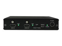 StarTech.com 3 Way HDMI Splitter - HDBaseT Extender Kit w/ 3 Receivers - 1x3 HDMI over CAT5e / CAT6 Splitter - 3 Port HDBaseT HDMI Extender - Up to 4K (ST124HDBT) - förlängd räckvidd för audio/video ST124HDBT
