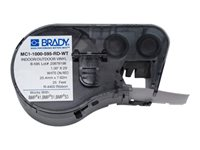 Brady - färgpatron för etiketter - 1 rulle (rullar) - Rulle (2,54 cm x 7,62 m) MC1-1000-595-RD-WT