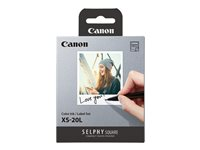 Canon XS-20L - färg (cyan, magenta, gul) - bläckbandskassett och papperssats 4119C002