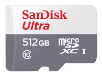 SanDisk Ultra - flash-minneskort - 512 GB - mikroSDXC UHS-I SDSQUNR-512G-GN6TA