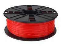 Gembird - fluorescerande rött - PLA-fiber 3DP-PLA1.75-01-FR
