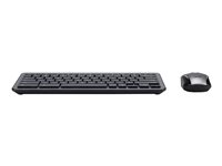 Acer Chrome Combo Set AAK970 - sats med tangentbord och mus - Nordisk - silver/svart Inmatningsenhet GP.ACC11.010