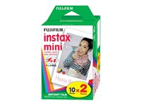 Fujifilm Instax Mini färgfilm för snabbframkallning - ISO 800 - 10 - 2 kassetter 16386016