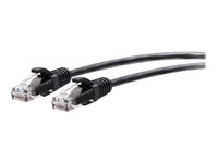 C2G 20ft (6.1m) Cat6a Snagless Unshielded (UTP) Slim Ethernet Network Patch Cable - Black - patch-kabel - 6.1 m - svart C2G30151