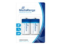 MediaRange Premium batteri - 2 x LR14-/C-typ - alkaliskt MRBAT108