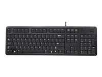 Dell KB212-B QuietKey - tangentbord - AZERTY - fransk - svart DJ497