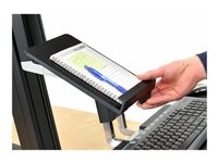 Ergotron WorkFit-S Tablet/Document Holder monteringskomponent - för surfplatta - svart 97-558-200