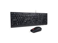 Lenovo Essential Wired Combo - sats med tangentbord och mus - tjeckiska Inmatningsenhet 4X30L79891