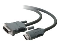Belkin adapterkabel - HDMI / DVI - 3 m F3Y005BT3M