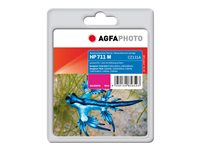 AgfaPhoto - magenta - kompatibel - återanvänd - bläckpatron (alternativ för: HP 711, HP CZ131A) APHP711M