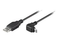 MicroConnect - USB-kabel - USB till mikro-USB typ B - 1.8 m USBABMICRO18A