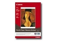 Canon Fine Art Paper Museum Etching FA-ME1 - konstpapper - 20 ark - A3 1262B006
