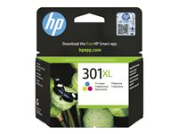 HP 301XL - Lång livslängd - färg (cyan, magenta, gul) - original - bläckpatron CH564EE#UUS