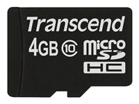 Transcend Premium - flash-minneskort - 4 GB - microSDHC TS4GUSDC10