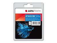 AgfaPhoto - foto-svart - kompatibel - återanvänd - bläckpatron (alternativ för: HP 364, HP CB322EE) APHP364PBXLDC