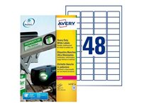 Avery Heavy Duty Laser Labels - etiketter - 960 etikett (er) - 45.7 x 21.2 mm L4778-20