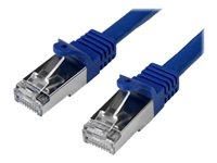 StarTech.com Cat6-patchkabel - skärmad (SFTP) - 0,5 m, blå - patch-kabel - 50 cm - blå N6SPAT50CMBL