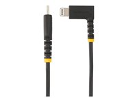 StarTech.com 6ft (2m) Durable USB-C to Lightning Cable - Right-Angled Heavy Duty Aramid Fiber USB Type-C to Lightning Charging/Sync Cord - Apple MFi Certified - Rugged iPhone Lightning Cable - Lightning-kabel - 2 m RUSB2CLTMM2MR
