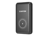 Canyon PB-1001 trådlös powerbank - Li-pol - USB, 24 pin USB-C CNS-CPB1001B