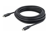 StarTech.com 4m USB C Cable w/ PD - 13ft USB Type C Cable - 5A Power Delivery - USB 2.0 USB-IF Certified - USB 2.0 Type-C Cable - 100W/5A (USB2C5C4M) - USB typ C-kabel - 24 pin USB-C till 24 pin USB-C - 4 m USB2C5C4M