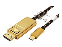 Roline Gold - DisplayPort-kabel - USB-C till DisplayPort - 1 m 11.04.5848