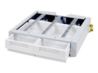 Ergotron StyleView SV Supplemental Storage Drawer, Double monteringskomponent - gråvit 97-991