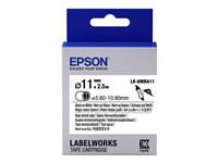 Epson LabelWorks LK-6WBA11 - rör - 1 rulle (rullar) - Roll (1.1 cm x 2.5 m) C53S656902