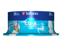 Verbatim DataLifePlus - CD-R x 25 - 700 MB - lagringsmedier 43439