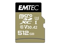 EMTEC SpeedIN' PRO - flash-minneskort - 512 GB - mikroSDXC UHS-I ECMSDM512GXC10SP