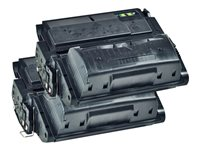 AgfaPhoto - 2-pack - svart - kompatibel - återanvänd - tonerkassett (alternativ för: HP 42X, HP Q5942X, HP Q5942XD) APTHP42XDUOE