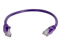 C2G Cat5e Booted Unshielded (UTP) Network Patch Cable - patch-kabel - 3 m - lila 83662