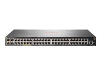 HPE Aruba 2930F 48G PoE+ 4SFP+ - switch - 48 portar - Administrerad - rackmonterbar JL558AR