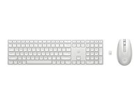 HP 650 - sats med tangentbord och mus - fransk - vit Inmatningsenhet 4R016AA#ABF